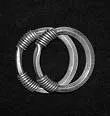 Silver armlet, qing dynasty.